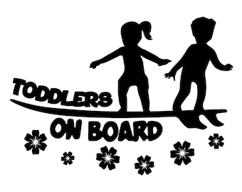 Toddlers on Board Custom Decal Order