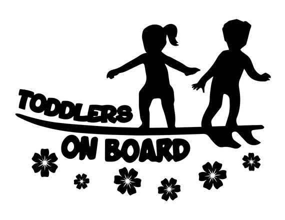 Toddlers on Board Custom Decal Order