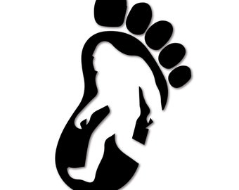 Sassquatch Bigfoot Footprint Transparent PNG Digital Download