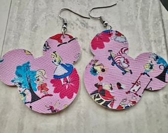 Alice in Wonderland, Disney inspired earrings
