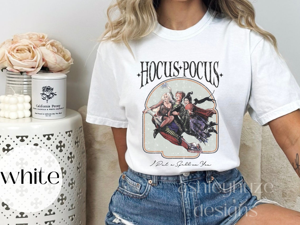 Hocus Pocus Vintage T Shirt Halloween Vintage Hocus Pocus Shirt - Etsy