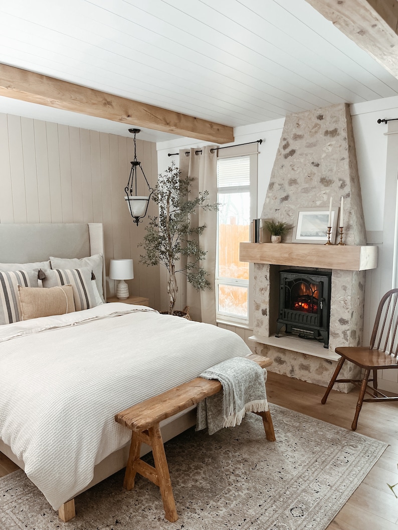 Rustic Skinny Bench Plans Etsy