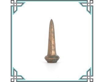 Vintage Obelisk Lamp Finial | Vintage Victorian Brass Lamp Finial