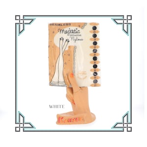 Vintage Majestic Distinctive Nylons SeamFree  Micro-Mesh Nylon Stockings | Vintage Seamless Nylon Stockings
