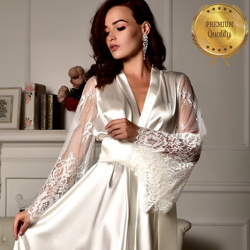 bridal dressing robe