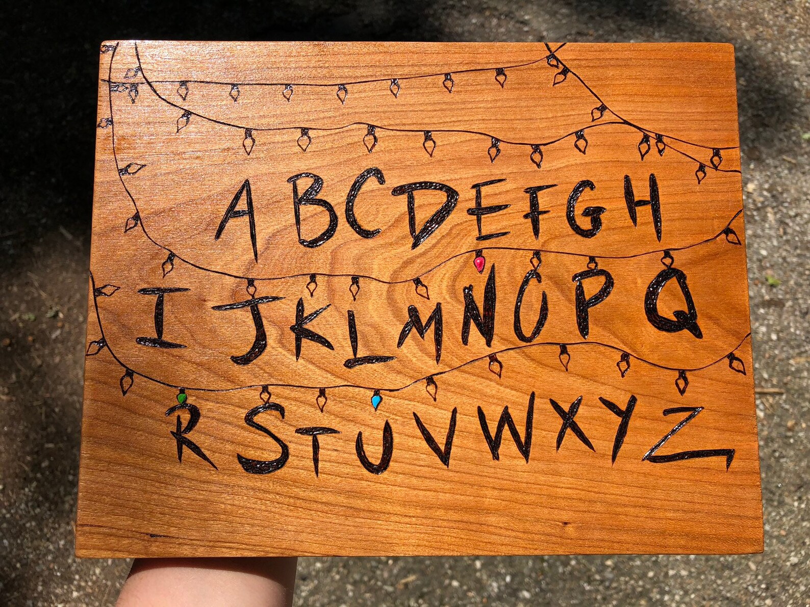 Stranger Things Letters R Tablero del alfabeto de Stranger Things - Etsy España