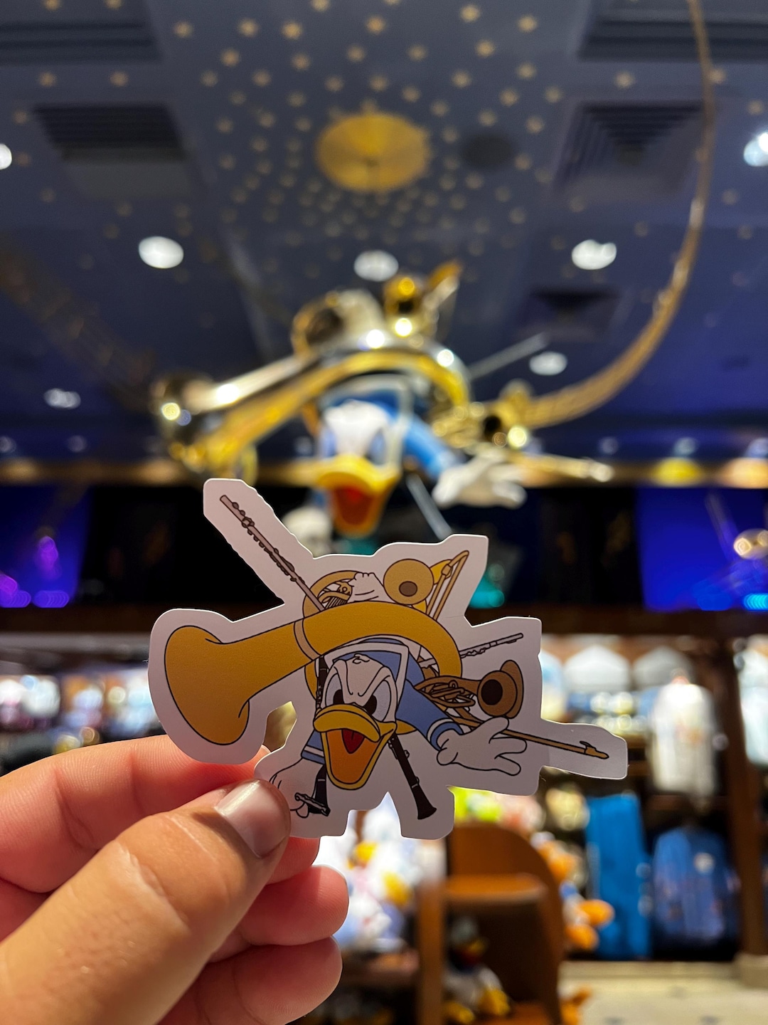 Hand Drawn Philharmagic Donald Duck Sticker - Etsy