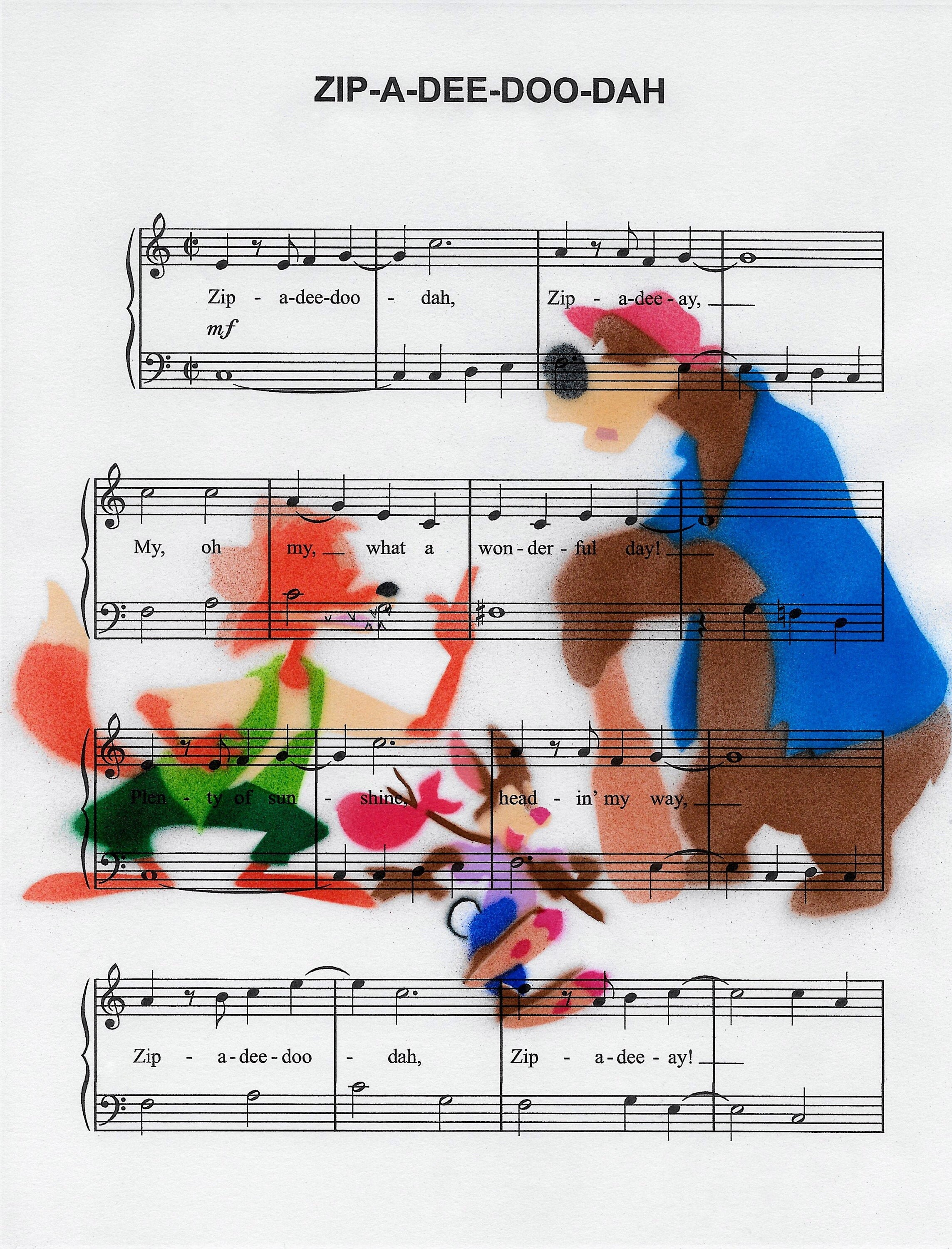 Disney Digital Splash Mountain Zip A Dee Doo Dah Etsy Ireland