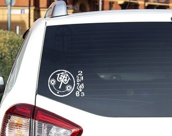 Disney Small World Clock Decal