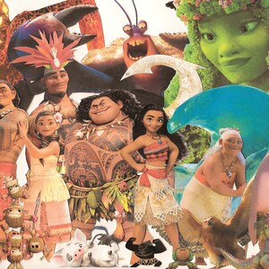 Moana Digital Collage