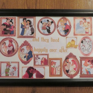 Disney Wedding Photo Collage