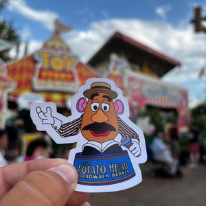 Hand Drawn Toy Story Mania Mr. Potato Head Sticker
