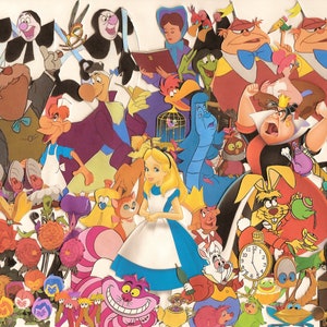 Alice in Wonderland Digital Collage