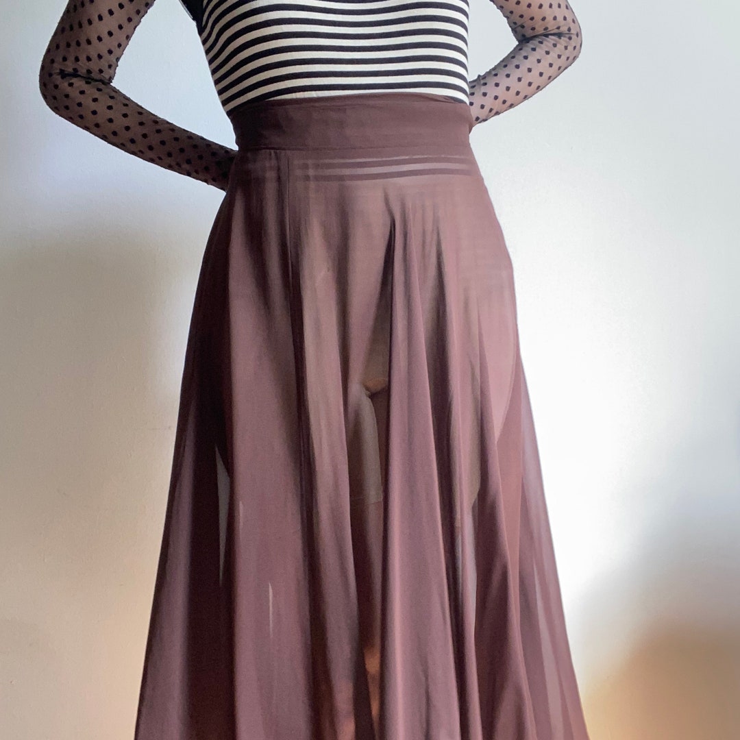 Vintage Jaqui Burke Sheer Skirt