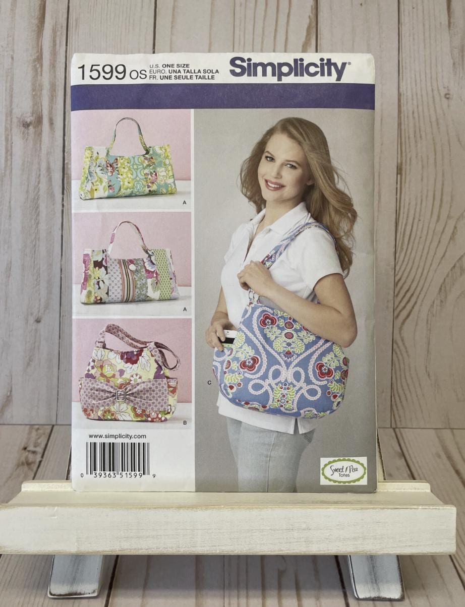 Simplicity Assorted Sewing Patterns Bags Purse Tote Handbag NEW Uncut ...