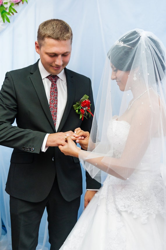 Swarovski Crystal Two Tier Veil