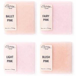 Blush Pink Wedding Veil: Soft Bridal Illusion Tulle, Raw Edge image 5