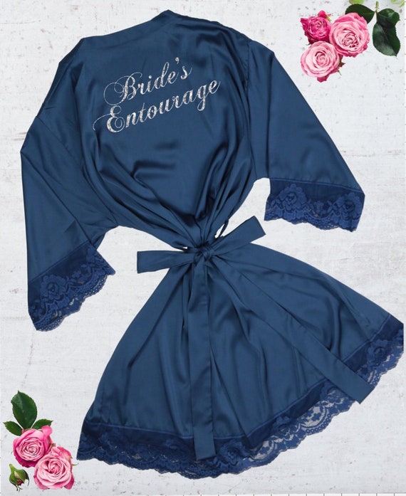 Bride's Entourage Robes, Lace Robes, Custom Robes, Bridesmaid Robes, Bridal Robes, Wedding Robe, Personalized Robes, Getting Ready Robes