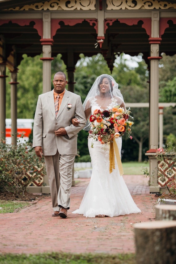 2 Tier Sheer Wedding Veil