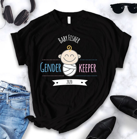 Gender Reveal Shirt Keeper of the Gender Gender Reveal | Etsy