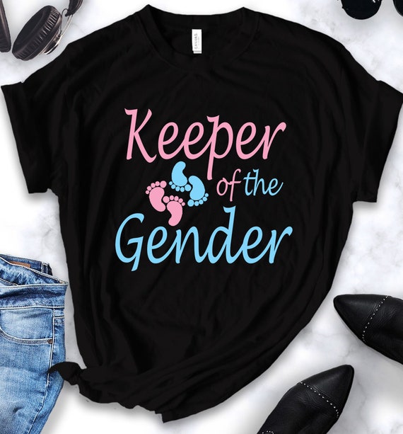 Gender Reveal Shirt Keeper of the Gender Shirt Gender | Etsy