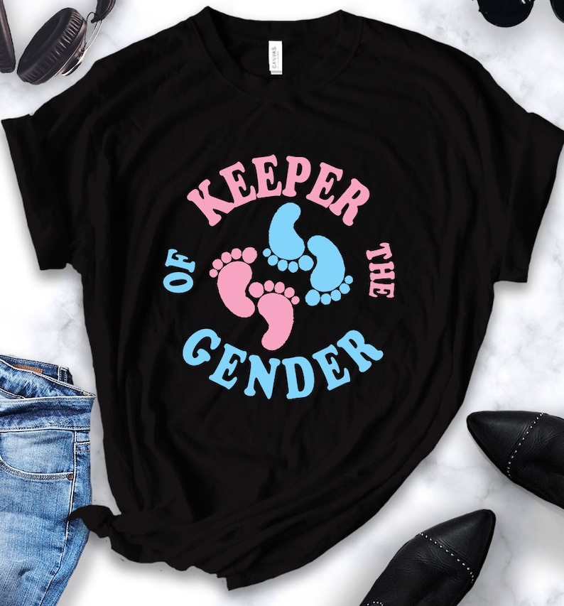 Gender Reveal Shirt Keeper of the Gender Gender Reveal | Etsy