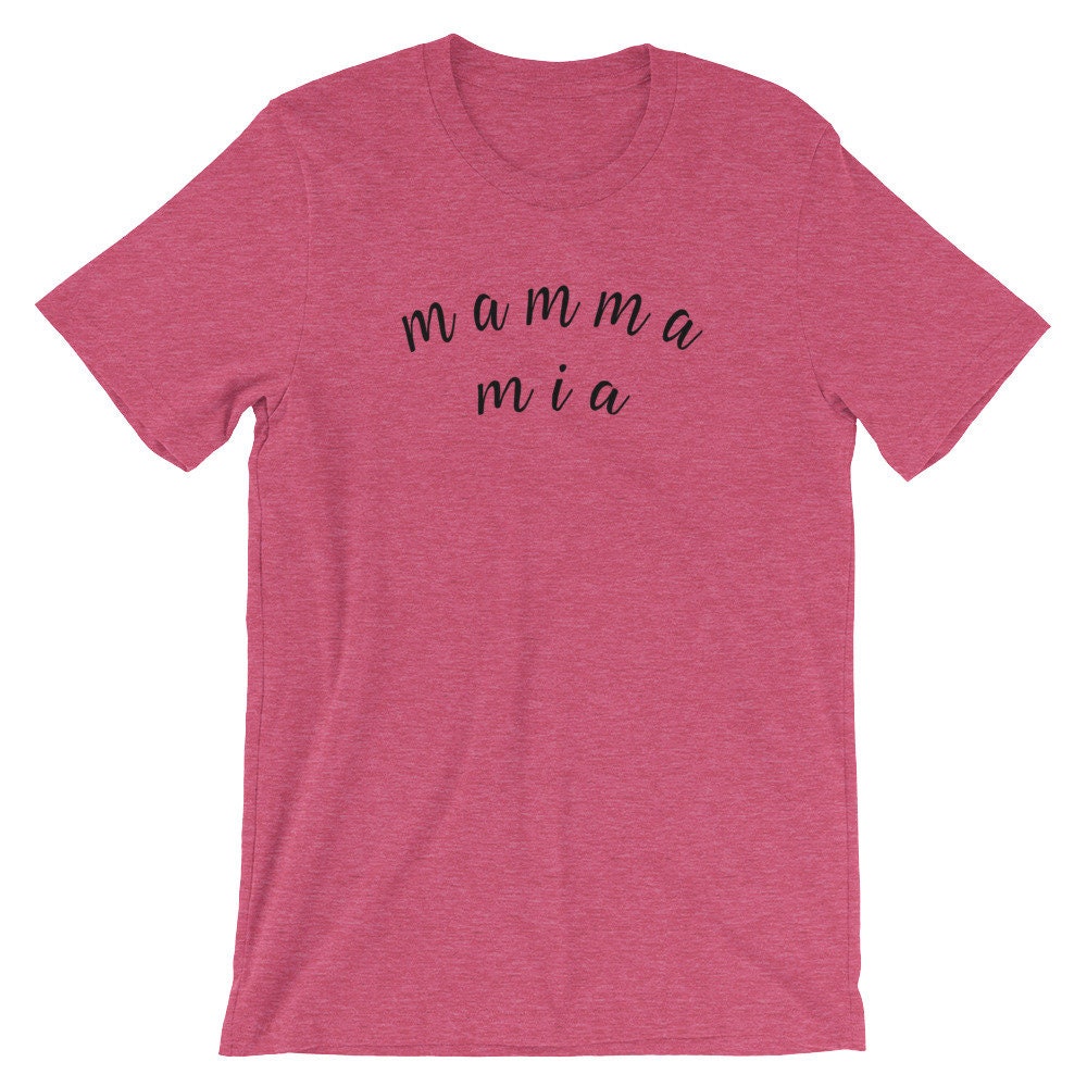 Mamma mia shirt italian t shirt graphic tee birthday gift | Etsy