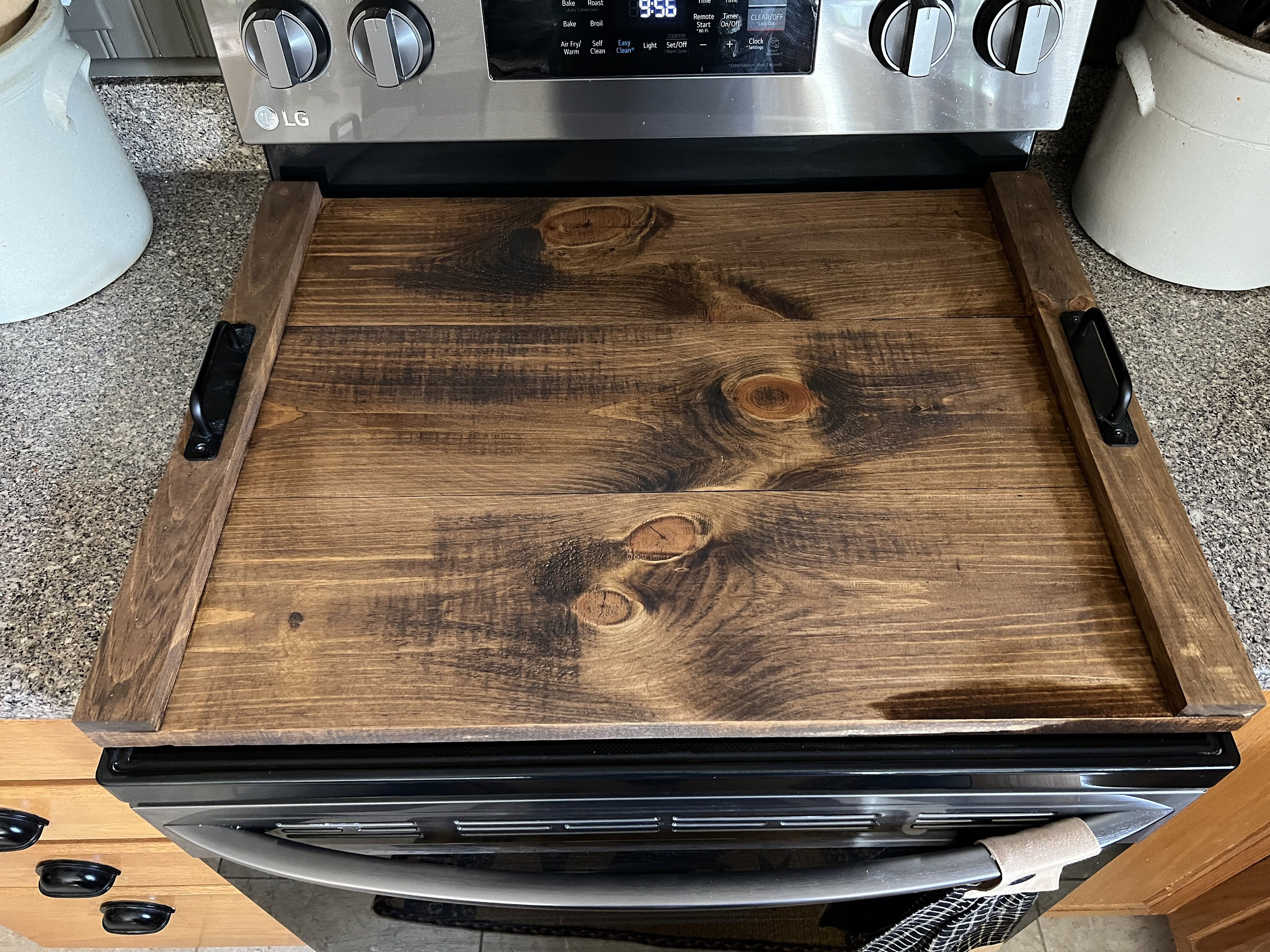 Farmhouse Noodle Board Stove Cover Etsy