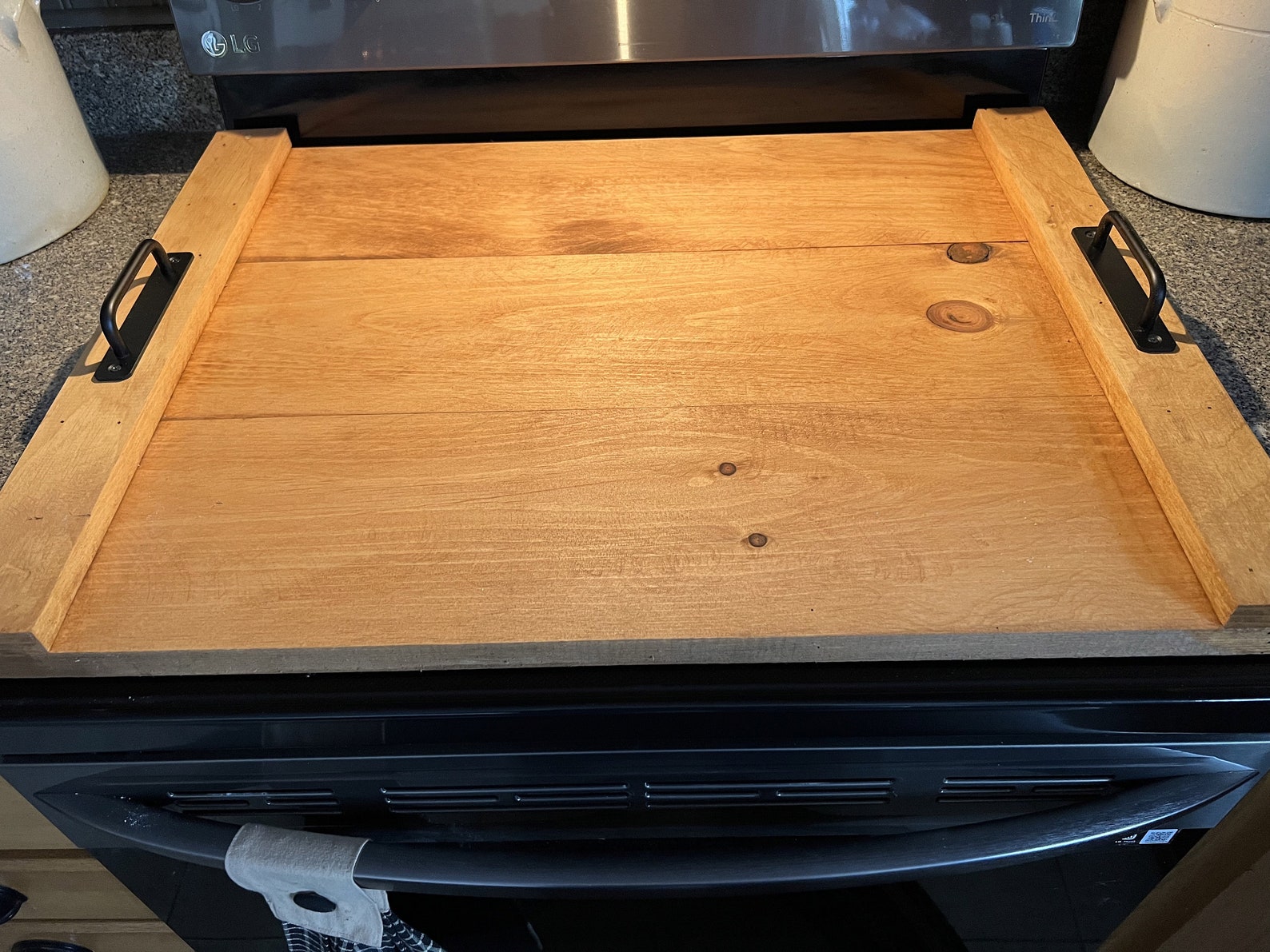 Farmhouse Noodle Board Stove Cover Etsy