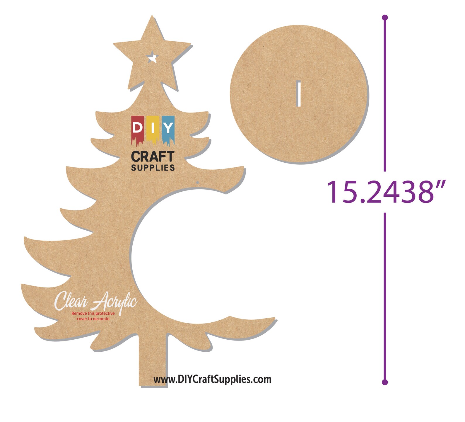 15 Christbaumschmuck Ständer DIY Baltische Birke | Etsy