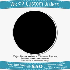 4&quot; Circle Sublimation Blank: Unisub Hardboard Craft Shape