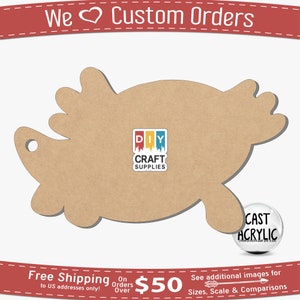 Axolotl Acrylic Blank: DIY Keychain, Badge Reel, Phone Grip