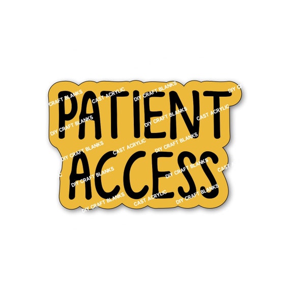 Patient Access, Admissions, Registration, Keychain, Badge Reel, DIY, Craft,  Blank, Phone Grip 