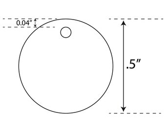 Klare Acryl Kreis Rohlinge: 1,2 cm Bastelbedarf