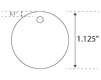 1.125 "Acryl Kreis Rohlinge: Ohrring & Schmuck machen Lieferungen