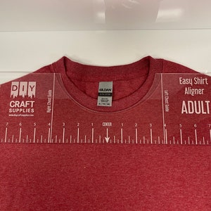 Ferramenta de alinhamento de camiseta, régua fácil de camiseta, conjunto de centralização de camiseta, alinhamento de impressão de tela, alinhamento de vinil, infantil, criança pequena, jovem, adulto