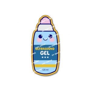 Acryl Ultraschall Gel Flasche Rohling: DIY Schlüsselbund Handwerk