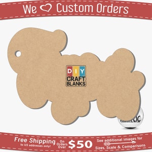 May include: A brown craft blank shaped like a cloud with a hole at the top. The blank is made of wood and is perfect for crafting. The blank is surrounded by a white background. The text "DIY CRAFT BLANKS" is visible in the image.