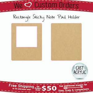Sticky Notepad, Sticky Notepad blank, DIY, Craft, Blank