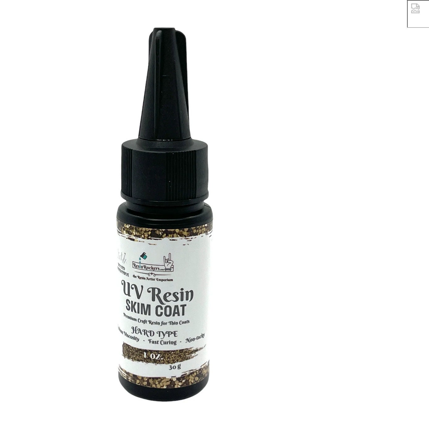 Resin Rockers Skim Coat UV Resin Original Crystal Clear Hard Type