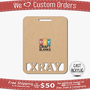 Badge Buddy for XRay, XRay Badge Buddy, X-Ray, Horizontal Badge Buddy, Large Badge Buddy