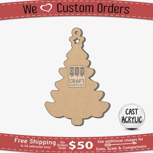 Christmas Tree, XMas, Tree, Christmas, Star, Ornament, DIY, Craft, Blank