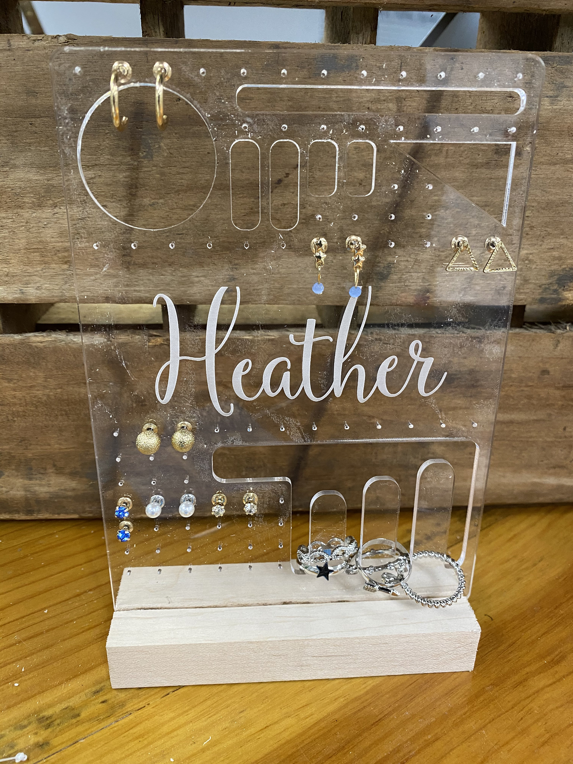 Acrylic Jewelry Display Stand Blank Earring Holder DIY Earring Holder DIY Jewelry Stand DIY Jewelry Stand Etsy Canada