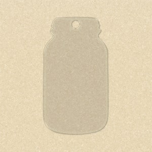 2" Mason Jar Clear Acrylic 1/8' Thick Keychain Blanks 10 2" Mason Jar Clear Acrylic 1/8' Thick Keychain Blanks 10