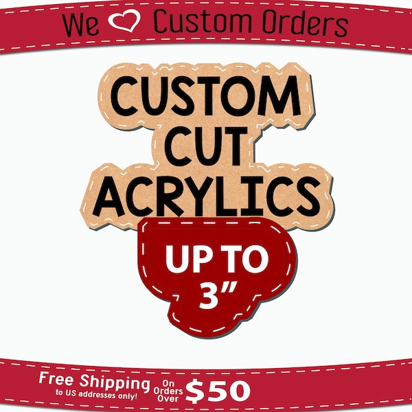3" Custom Cut Clear Cast Acrylic Blanks