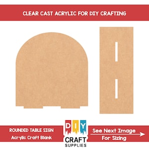 Panneau de numéro de table acrylique arrondi blanc bricolage, panneau de table acrylique arrondi bricolage