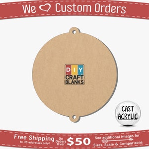 Lanyard style Circle Blanks, DIY, Craft, Blanks, Lanyard, Circle