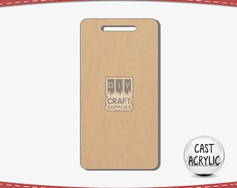 Acryl Anstecker Buddy Blank: DIY Bastelbedarf