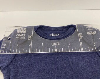 Set 4 Righelli Allineamento T-Shirt - Per Taglia E Cuci, Modelli Curvilinei In Vinile, Adulti E Bambini - Foto 11