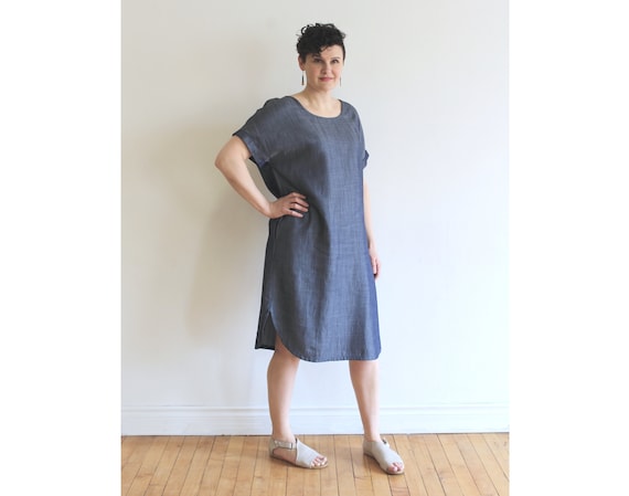 lyocell denim dress